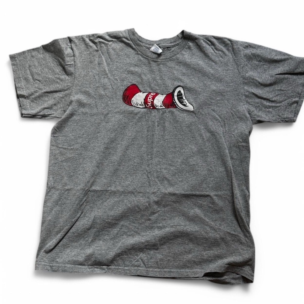SUPREME Cat in the Hat Graphic T-Shirt